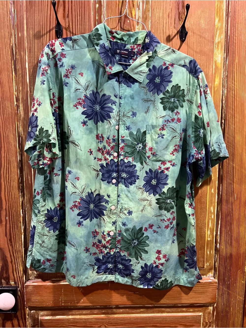Cremieux Collection Green Floral Button-Down Shirt